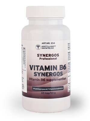 Zoom bild av Egenvårdspoolen_hälsa_kosttillskott_b6_pyridoxin_synergos_bra_för_hormoner_nervsystem_energi_vitaminer
