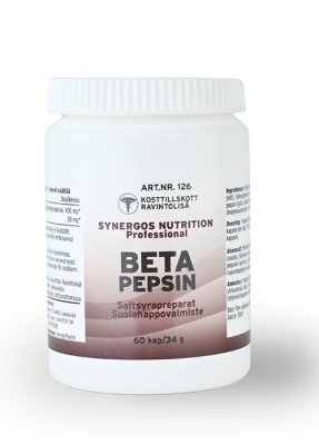 Zoom bild av egenvårdspoolen_evp_betain_saltsyra_hydrocloricacid_bäst_beta_pepsin_bra_för_reflux_