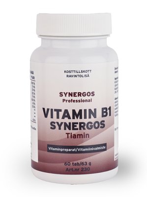 Zoom bild av Egenvårdspoolen-hälsa-kosttillskott-b1-tiamin_synergos_zink_bra_för_nervsystem_energi_hjärta_vitamin